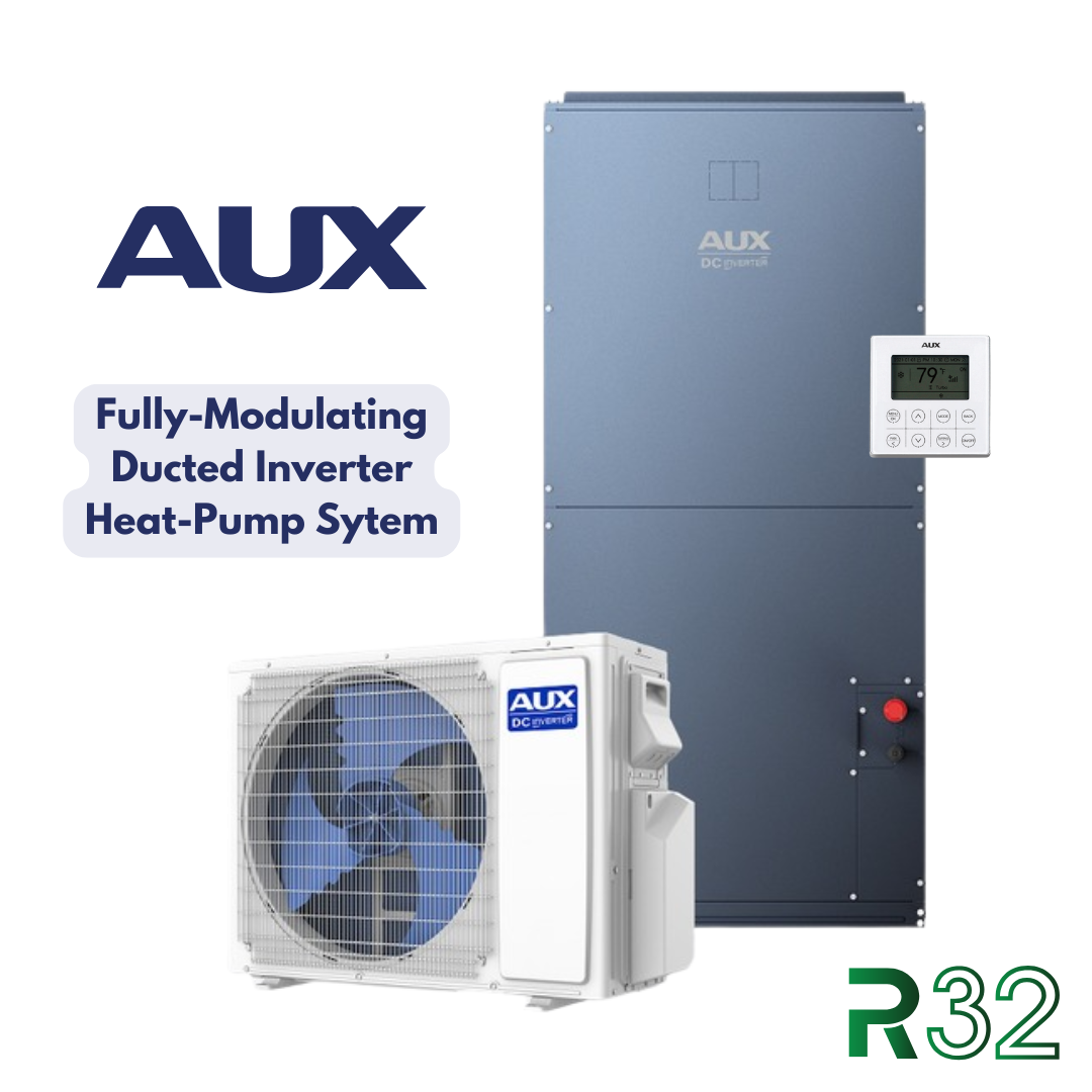 AUX 36,000 BTU Inverter Heat Pump System (3 Ton) – R32